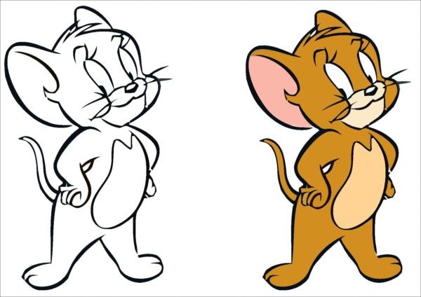 Kolorowanka Tom i Jerry - Pobierz i Pomaluj kolorowanka do druku